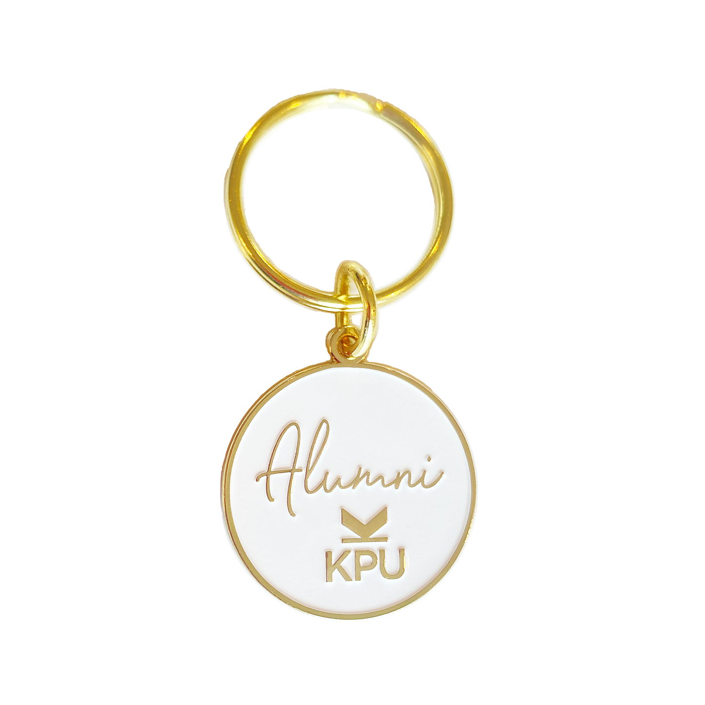 ALUMNI ENAMEL KEYCHAIN