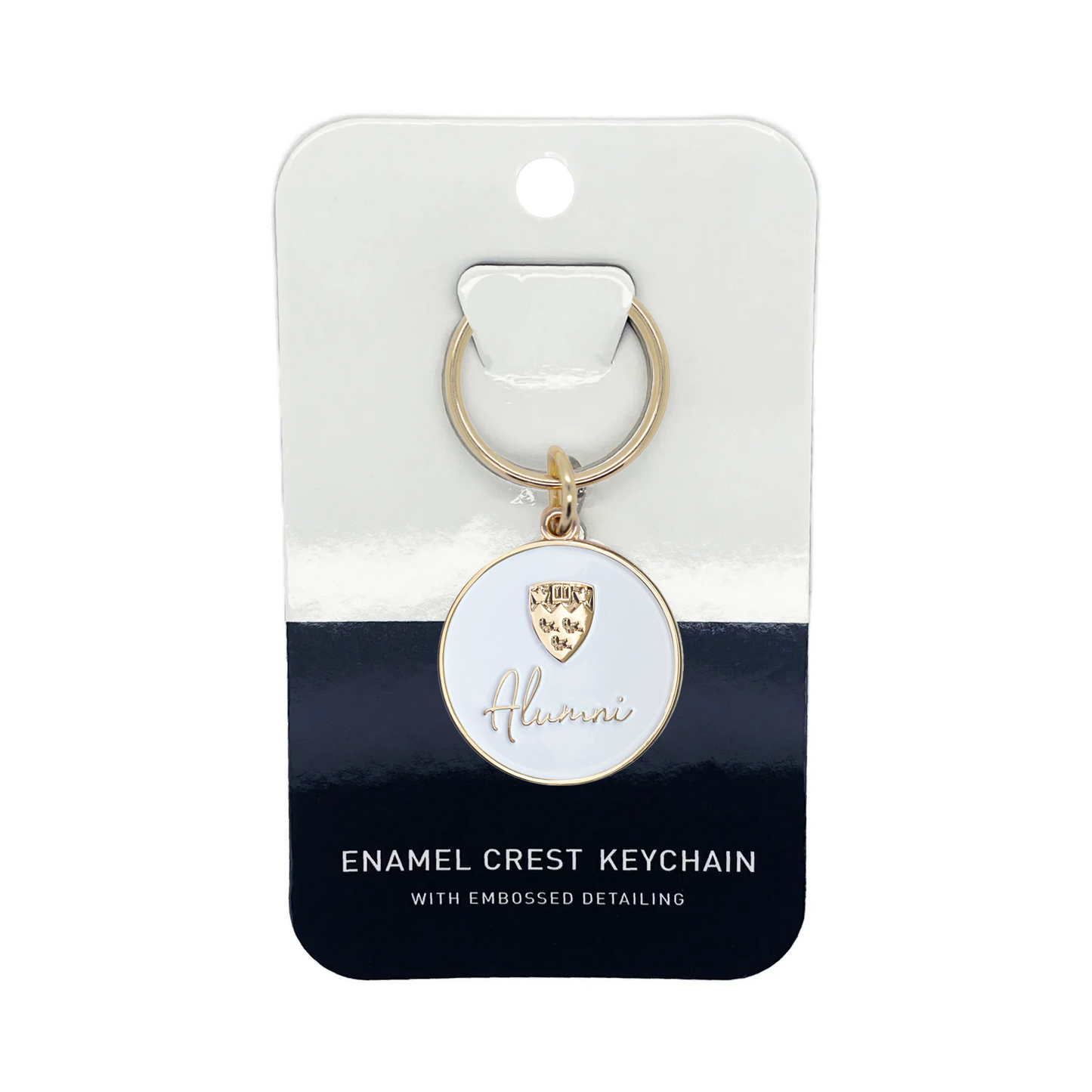 ALUMNI ENAMEL KEYCHAIN