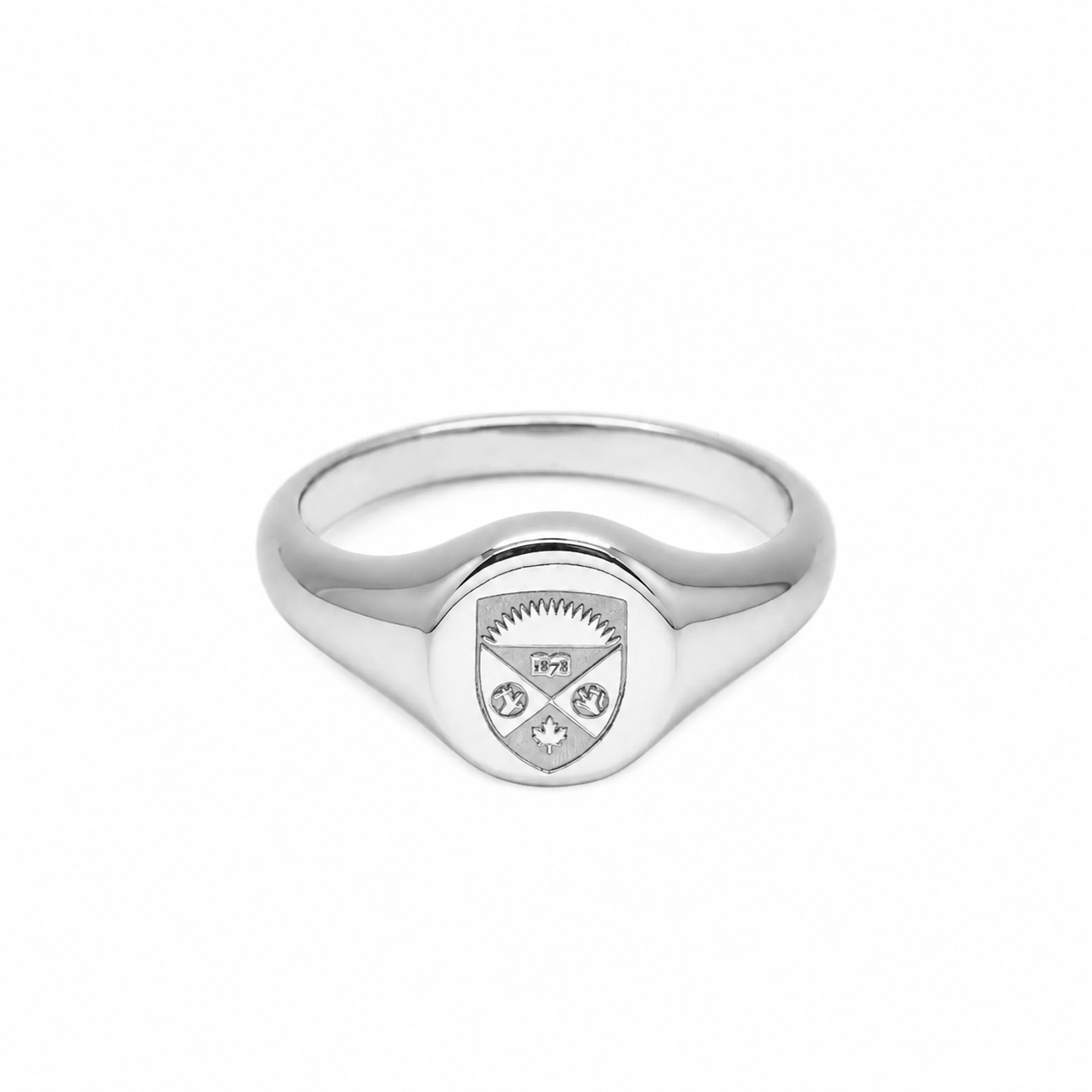 PETITE SIGNET RING - Sterling Silver