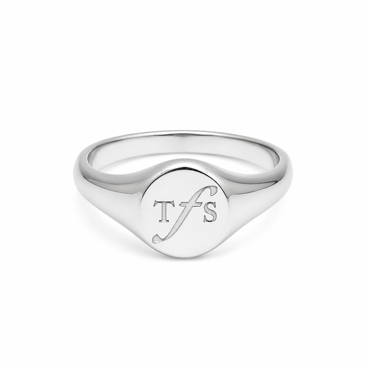 PETITE SIGNET RING - Sterling Silver