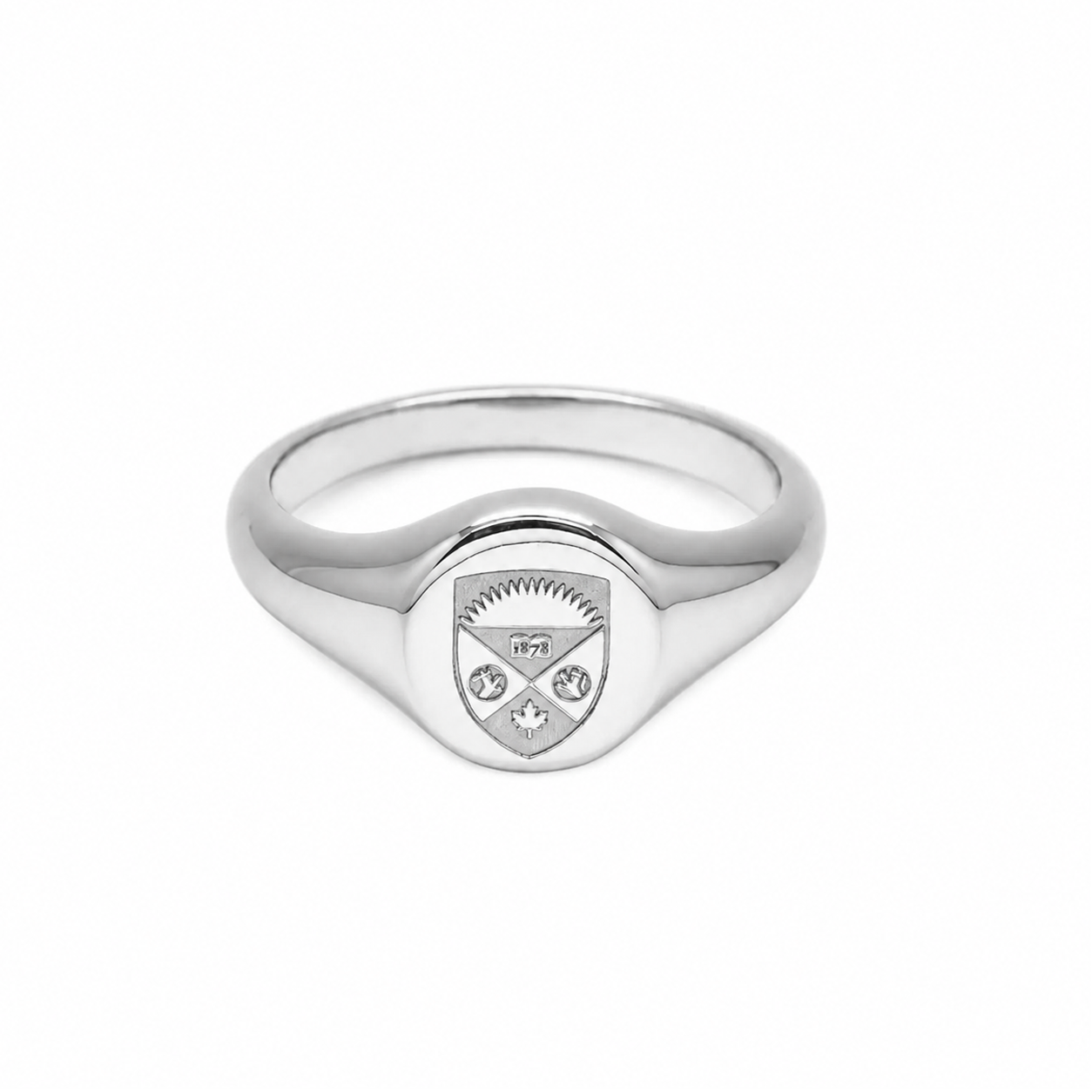 PETITE SIGNET RING - Sterling Silver