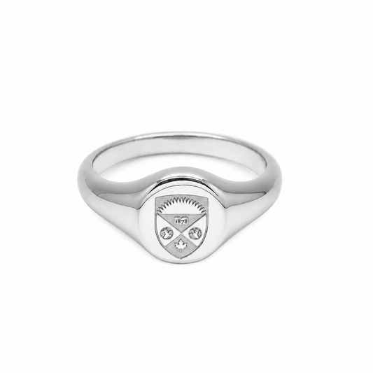 PETITE SIGNET RING - Sterling Silver