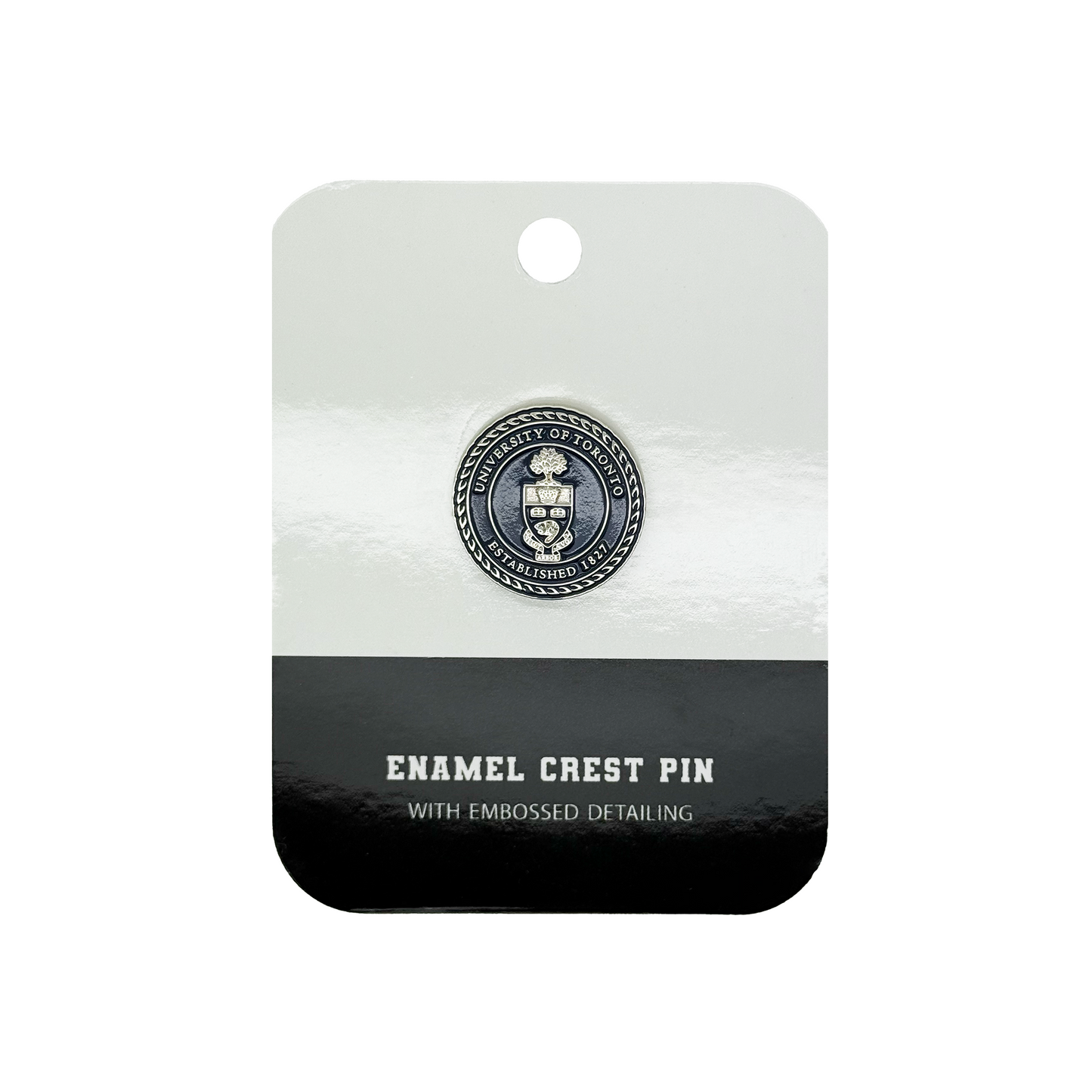 ENAMEL CREST PIN